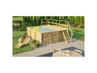 Weka Massivholzpool 595 Hellgrau Gr. 1