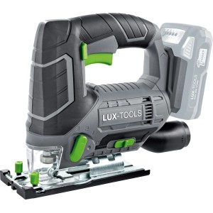 Seghetto alternativo a batteria LUX A-ST-20, seghetto grigio con batteria e pulsante verde