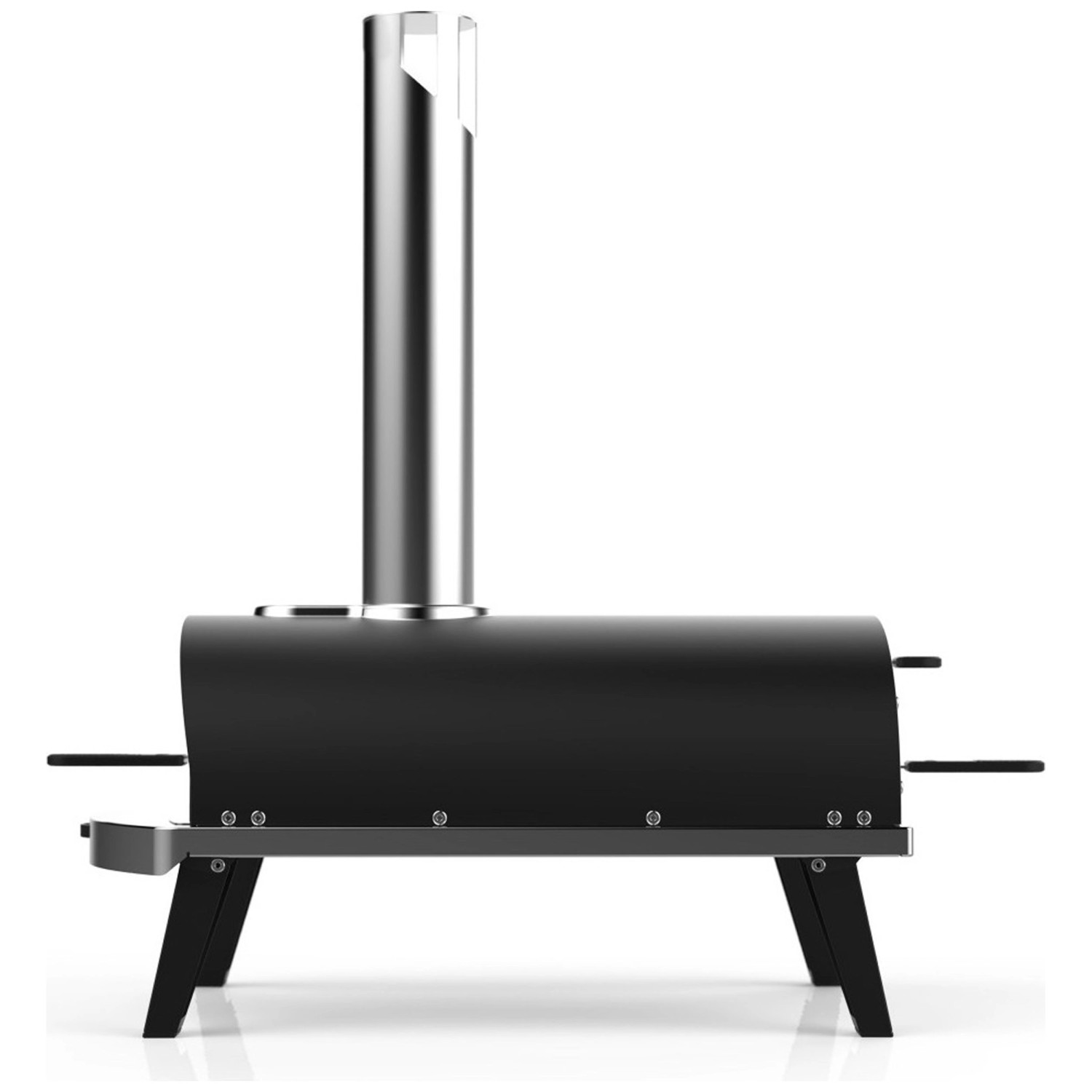 Ziipa Pizzaofen Piana Edelstahl Charbon (HxBxT) 26,5 x 48 x 71 cm