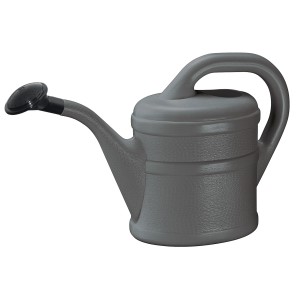Arrosoir Geli anthracite (environ 2 l) avec pomme d'arrosage pour jardin.