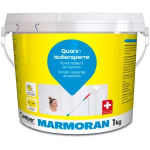Secchio di Marmoran Quarz-Isoliersperre G145, 1 kg, per primer e bloccanti per macchie.