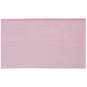 Nastro di organza rosa, 10mm di larghezza, 10m di lunghezza, per decorazioni e lavori creativi.