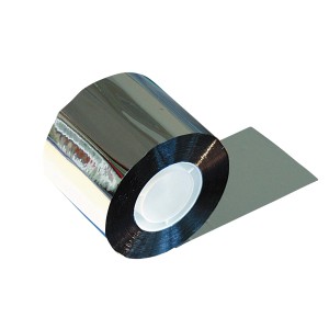 Nastro adesivo argentato, 6 cm di larghezza, 5 m di lunghezza, per coperture in plastica.