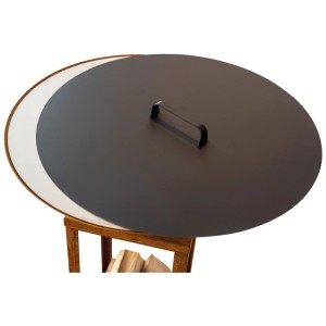 Feu du Jardin Coperchio per braciere in metallo Nero Ø 80 cm