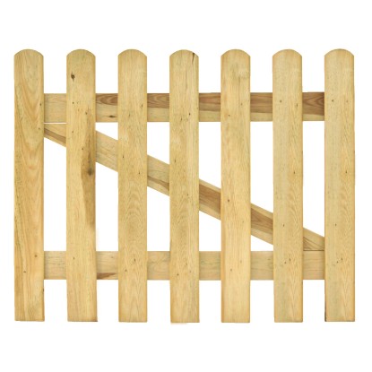 Normtür zu Staketenzaun 100 x 80 cm