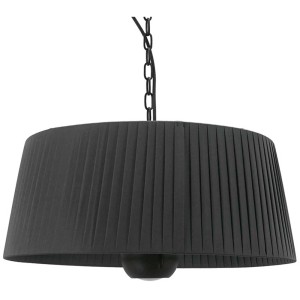 Sonnenkönig Stufa per terrazzi Fiamma, un riscaldatore elettrico con illuminazione a LED e protezione dagli spruzzi.