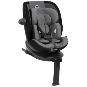 Siège auto Chicco EverOne i-Size gris pour enfants 40-150cm.