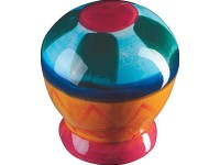 Knopf SP54 Porzellan Bunt