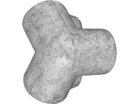 Dreiweg Eckstück 90° verzinkt