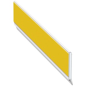 Baguette plate blanche Roro avec lèvre d'étanchéité, 5x100 cm, pour joints de portes et fenêtres.