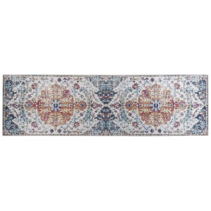 Tappeto runner multicolore Enayam con motivo orientale, 60x200 cm.