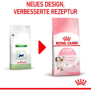 Royal Canin Kitten Trockenfutter, 2kg Packung, neues Design. Katzenfutter für Kätzchen.
