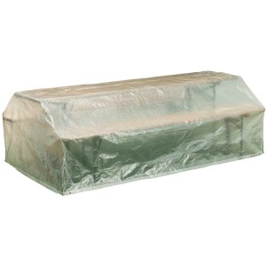 Copertura trasparente in PE per set tendone birreria, dimensioni 220x120x75 cm.