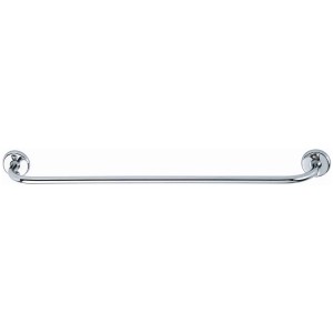 Barre porte-serviettes Diaqua chromée, longueur 61 cm, pour montage mural dans la salle de bain.