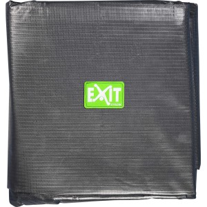 Bâche de piscine noire EXIT Premium pliée pour piscines de ø 488 cm.