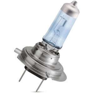 Lampada faro Philips WhiteVision ultra H7 con W5W, confezione da 2 per auto.