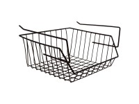 MSV Regalkorb Stahl Schwarz (HxBxT) 13 x 30 x 27 cm