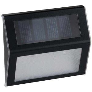 Lampada solare LED da esterno Paulmann grigia per gradini, 3000K, per illuminazione scale.