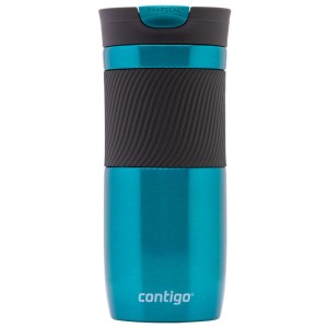 Thermos Contigo Byron turchese in acciaio inox, capacità 470 ml.