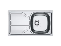 Franke Spüle Flash FLN 611-78 Edelstahl 780 x 435 mm