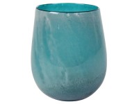Vase Rifka Aqua Höhe / 24 cm