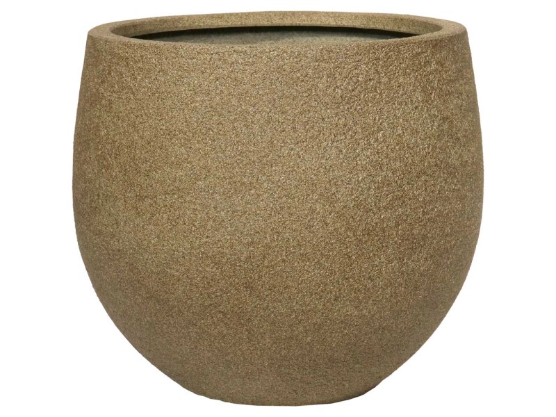 Gartec Pflanzgefäss Fiber Balloon Rough Taupe Ø 50 cm / Höhe 45 cm