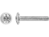 Vis autotaraudeuses à tête de gaufrette Ø 4 x 40 mm acier 8 pcs