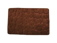 MSV Microfibre Badematte Kiesel Schokolade 40 x 60 cm