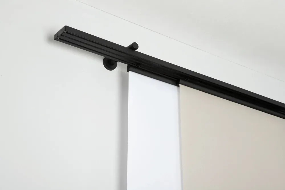 Binario Per Tende GARDINIA Slim Line - 210 Cm, 2 Binari, Per Montaggio A Soffitto, Bianco
