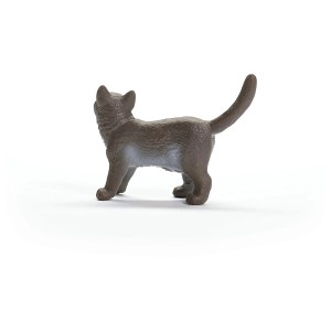 Figurine détaillée Schleich chat British Shorthair, jouet Farm World.