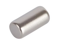 Fix-o-moll Magnetzylinder Neodym Ø 4 mm x 8 mm Silber