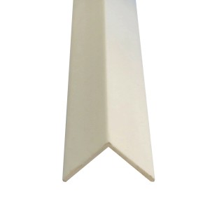 Cornière en plastique blanc, 20x20 mm, longueur 2500 mm.