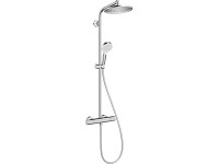 Hansgrohe Showerpipe 240 Crometta S 1jet EcoSmart 9 l/min mit Thermostat Chrom