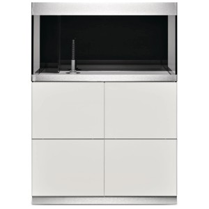 Oase combinaison aquarium Highline Optiwhite 200 blanc avec meuble.