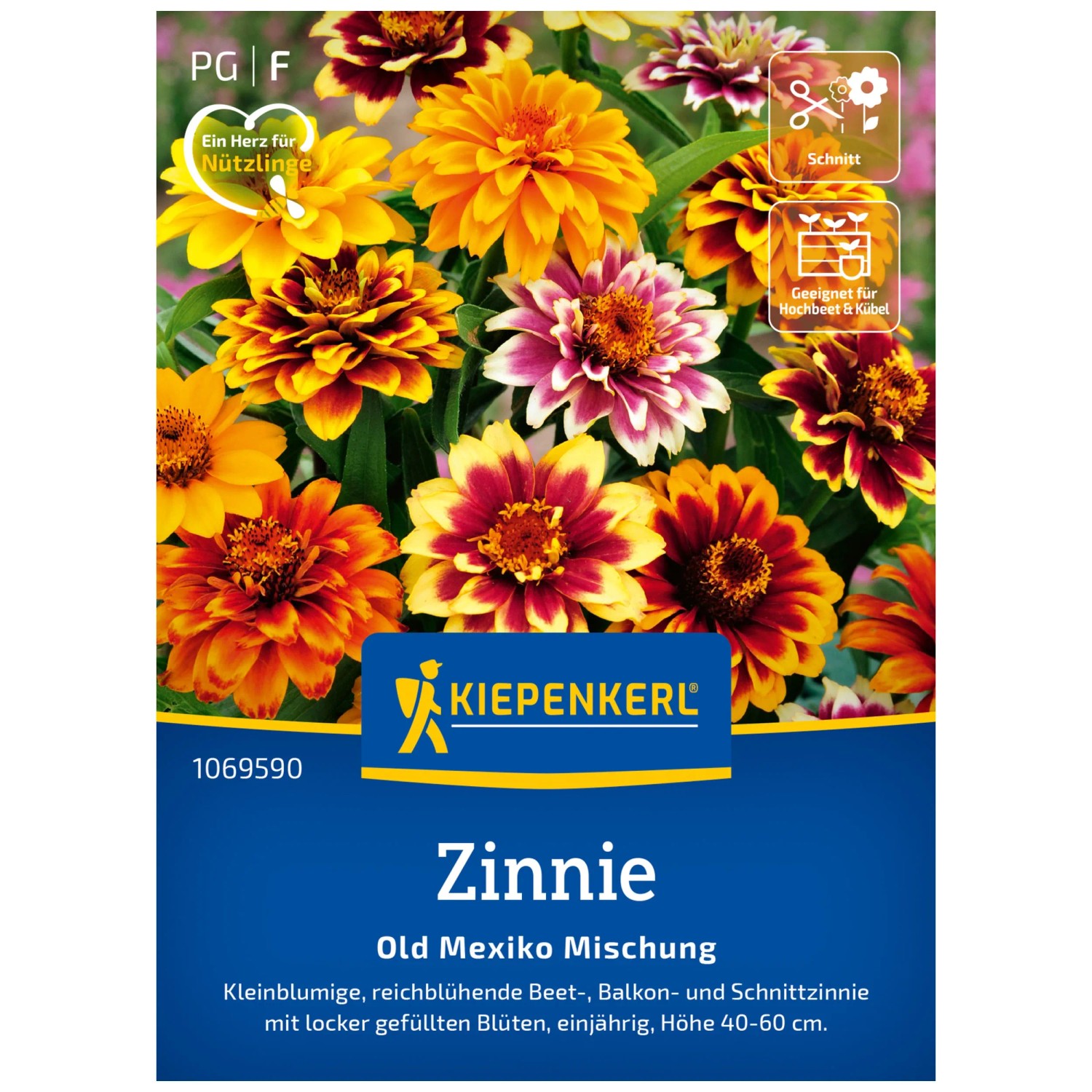 Kiepenkerl Saatgut Zinnie Old Mexiko Mischung 80 Pflanzen kaufen bei OBI