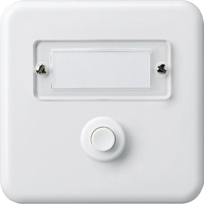 UP-Sonnerietaster Basico Hager Weiss