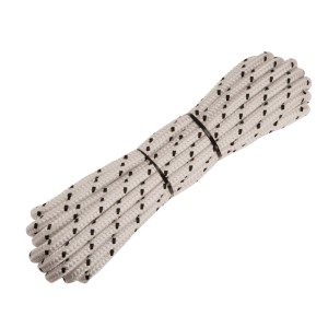 Corde en polypropylène Conacord, 12mm, 10m, blanc-noir, tressée et emballée.