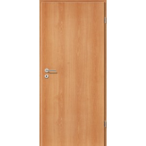 Porta interna decoro faggio, 73,5x198,5 cm, battuta a destra, con set maniglia.