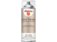 Alpina Feine Farben Sprühlack Zeitlos matt Weiss 400 ml