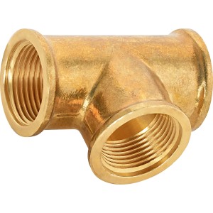 Raccordo a T in ottone LUX-TOOLS 30,3 mm (Rp 1) per raccordi filettati.