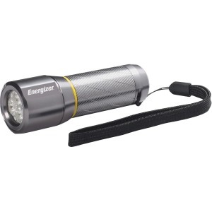 Lampe de poche Energizer Vision HD Métal avec piles 3xAAA, robuste et résistante aux intempéries.