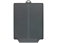 Abtropfmatte Linea Grau 40 x 30 cm