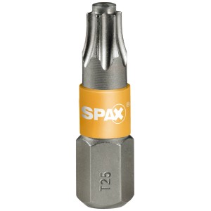 Spax Bit T-Star plus T 25 pour vis à entraînement T-Star.