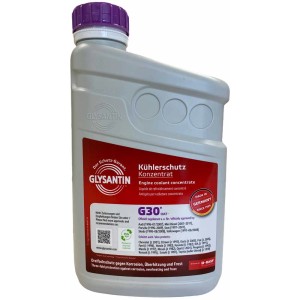 Glysantin G30 liquide de refroidissement concentré, 1 litre, rose. Antigel pour radiateur auto.