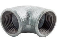 Winkelverbinder 90 Grad Temperguss 18,6 mm (Rp 1/2)