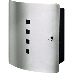 Cassetta portachiavi Burg-Wächter QUAD 6204/10 Ni in acciaio inox con 10 ganci.