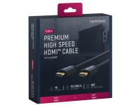 Clicktronic® Câble HDMI haute vitesse Ethernet Noir Longueur 5 m
