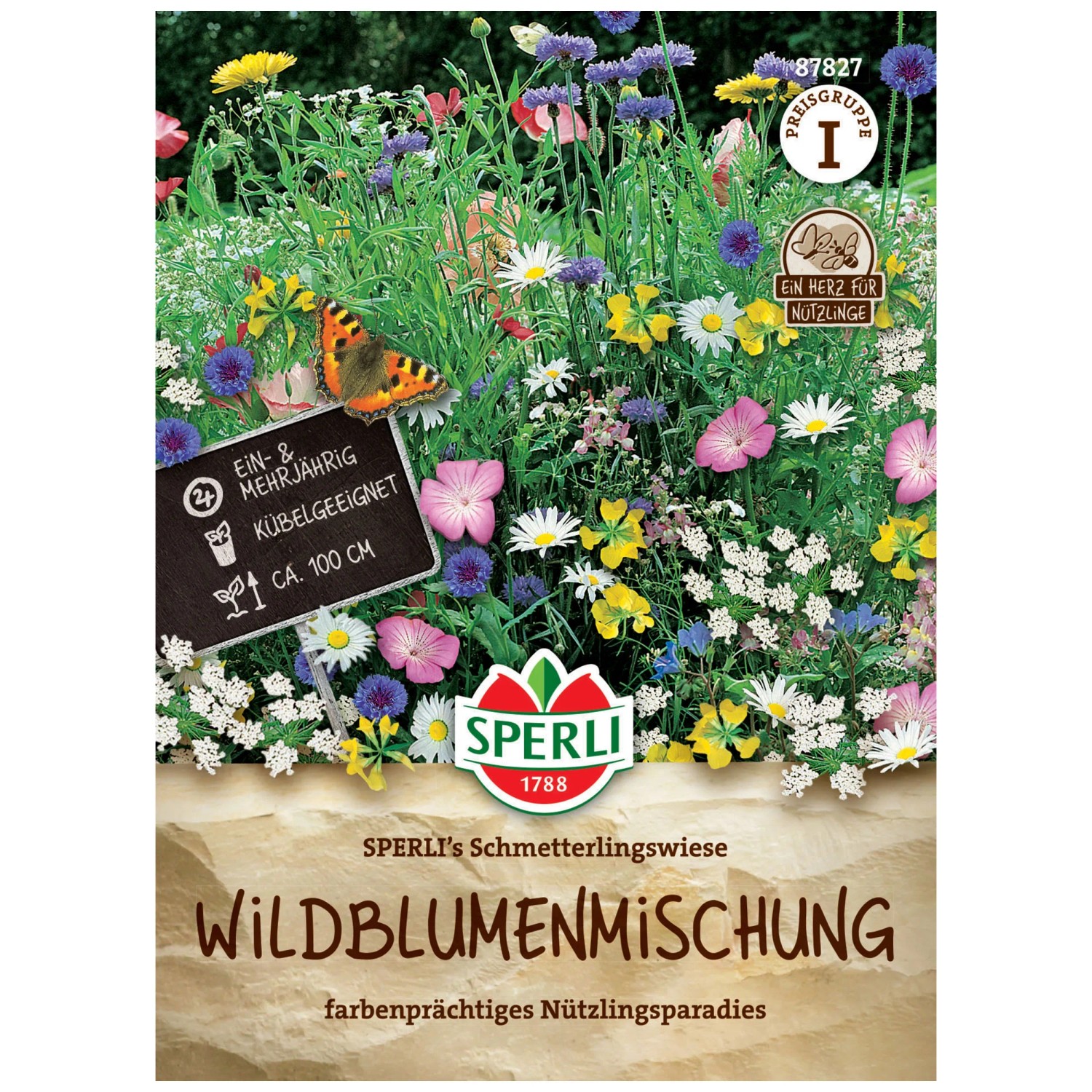 Sperli Saatgut Wildblumenmischung Sperli's Schmetterlingswiese 4 m