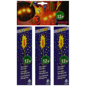 Feux de Bengale 17cm, 30 pièces, pour les fêtes comme le Nouvel An et les anniversaires.