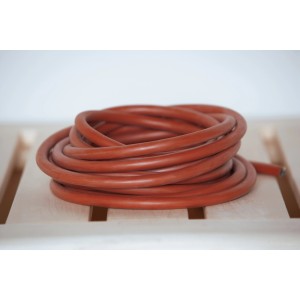 Câble en silicone Weka pour poêle de sauna compact 3,6 kW, gaine résistante à la température, longueur 3 m.
